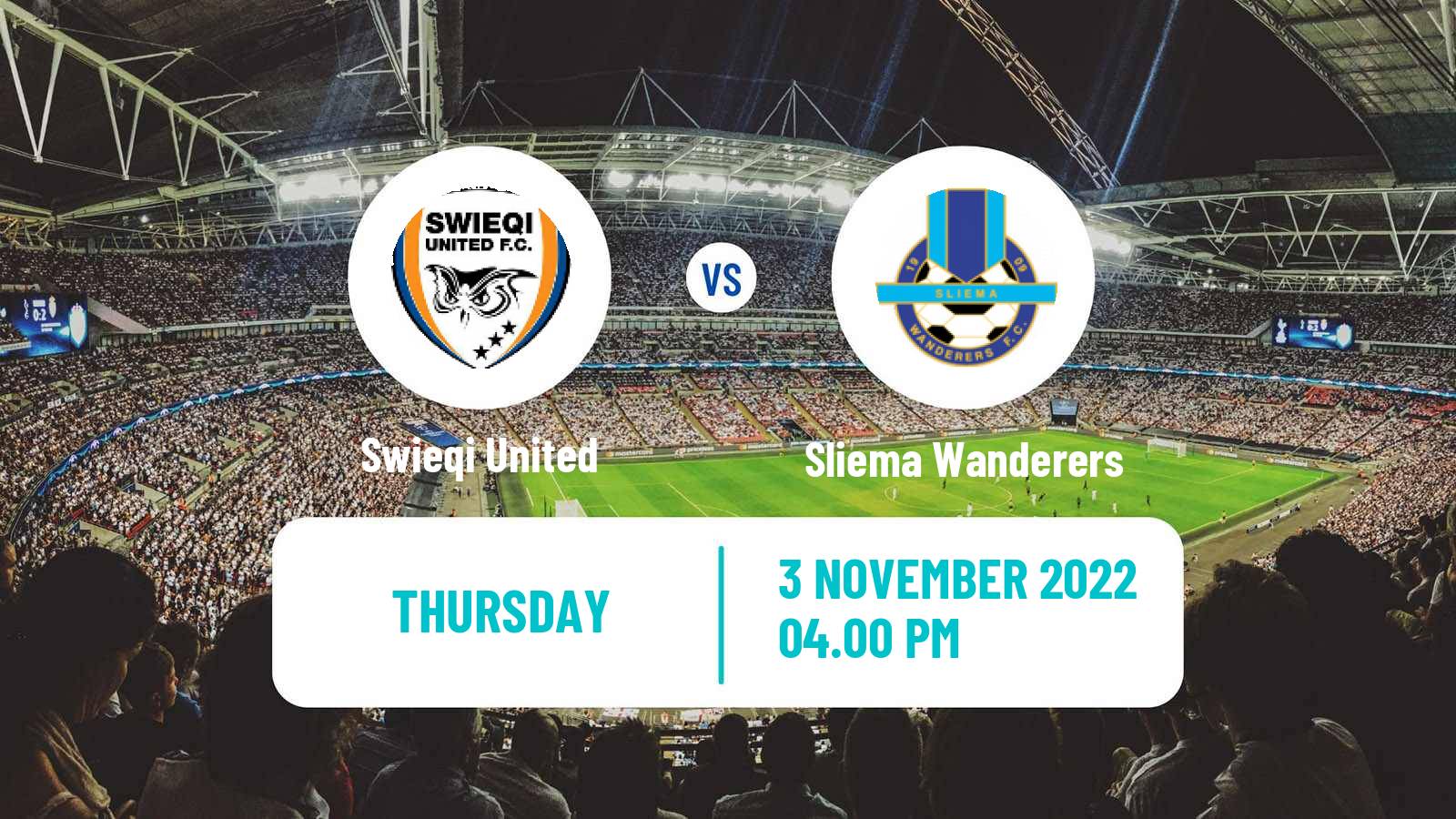 Soccer Maltese Challenge League Swieqi United - Sliema Wanderers