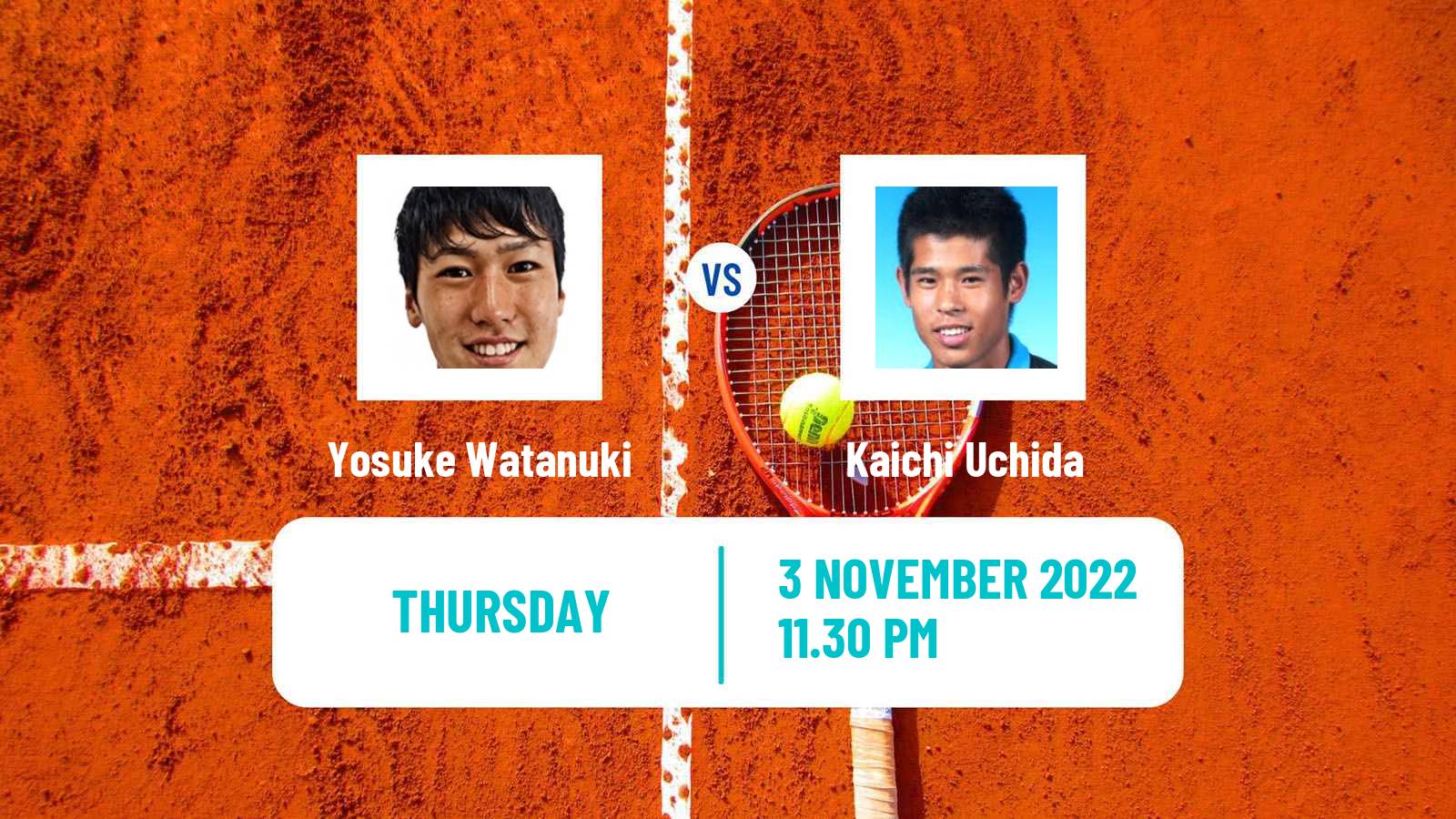 Tennis ATP Challenger Yosuke Watanuki - Kaichi Uchida
