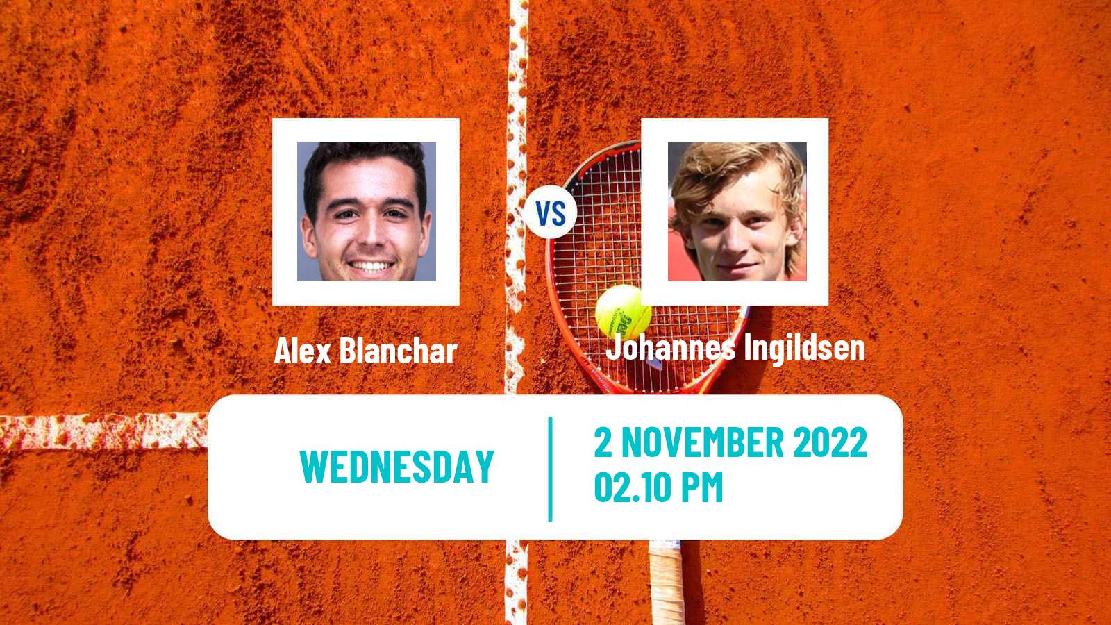 Tennis ITF Tournaments Alex Blanchar - Johannes Ingildsen