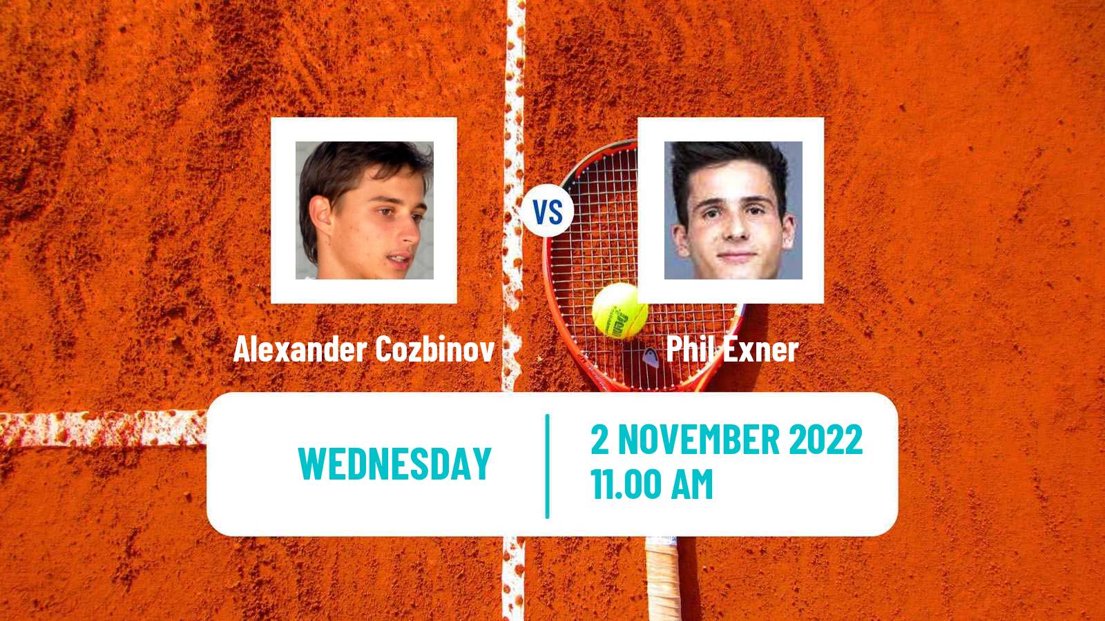 Tennis ITF Tournaments Alexander Cozbinov - Phil Exner