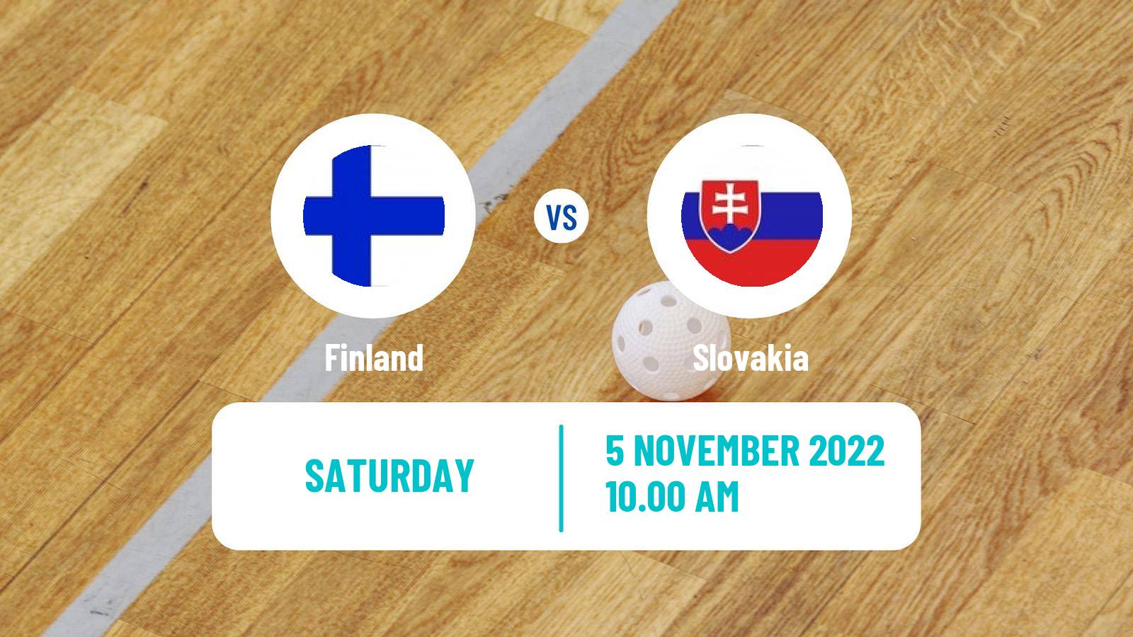 Floorball World Championship Floorball Finland - Slovakia