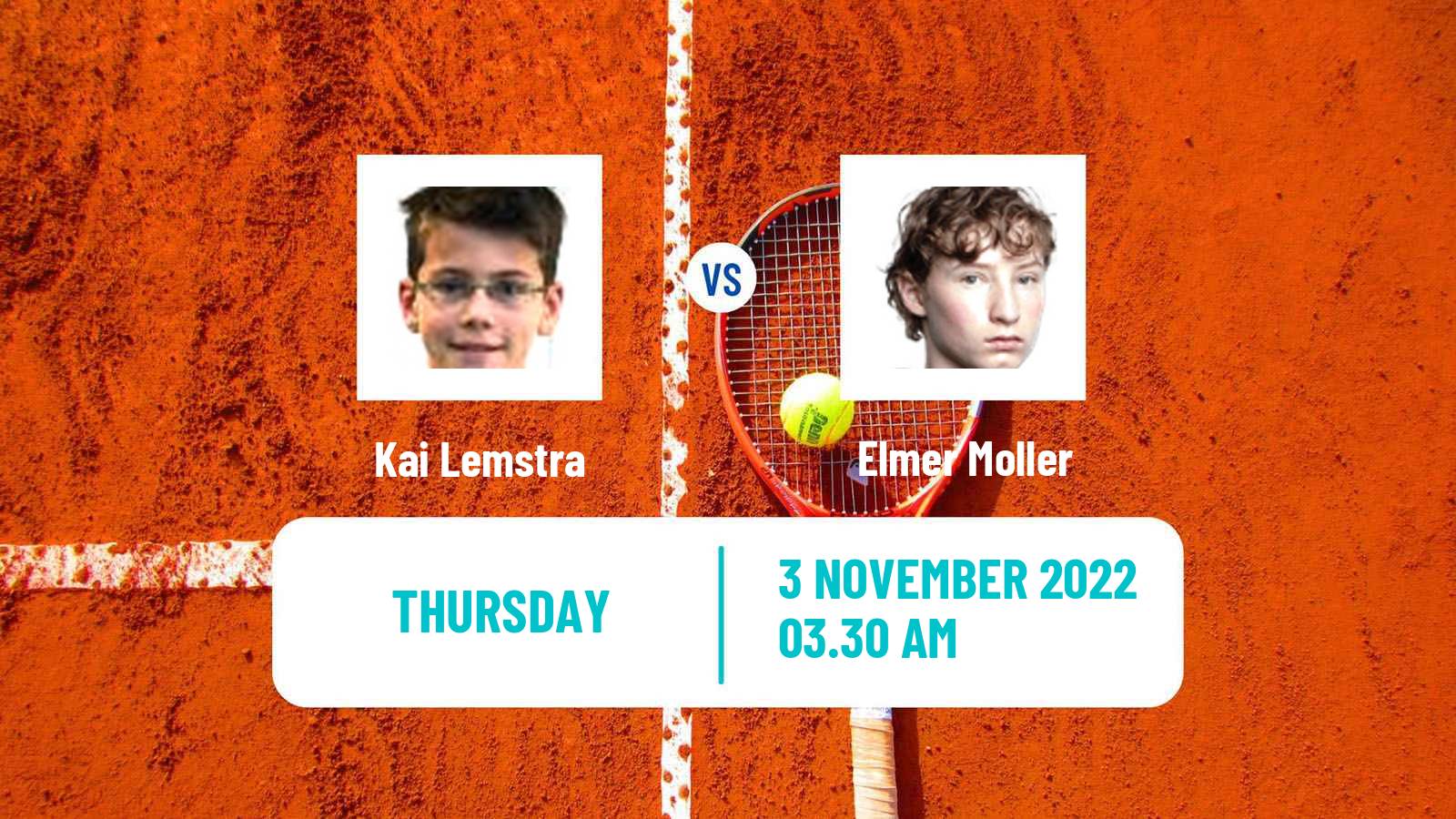 Tennis ITF Tournaments Kai Lemstra - Elmer Moller