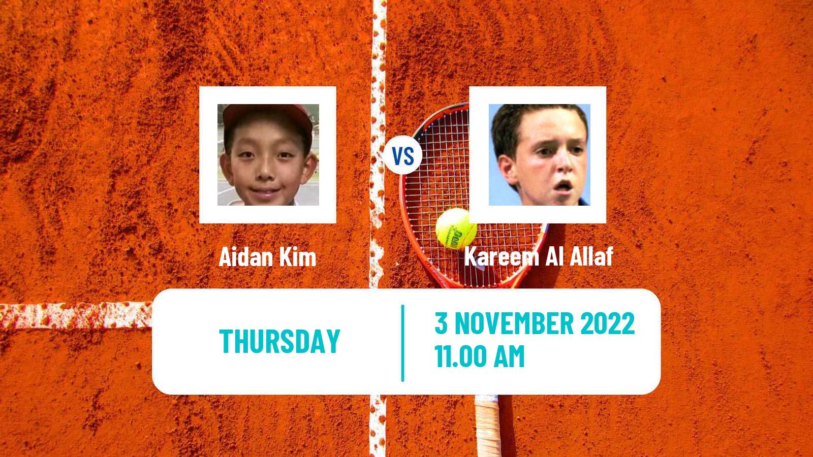 Tennis ITF Tournaments Aidan Kim - Kareem Al Allaf