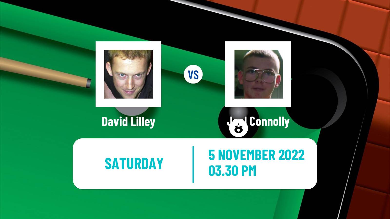 Snooker Snooker David Lilley - Joel Connolly
