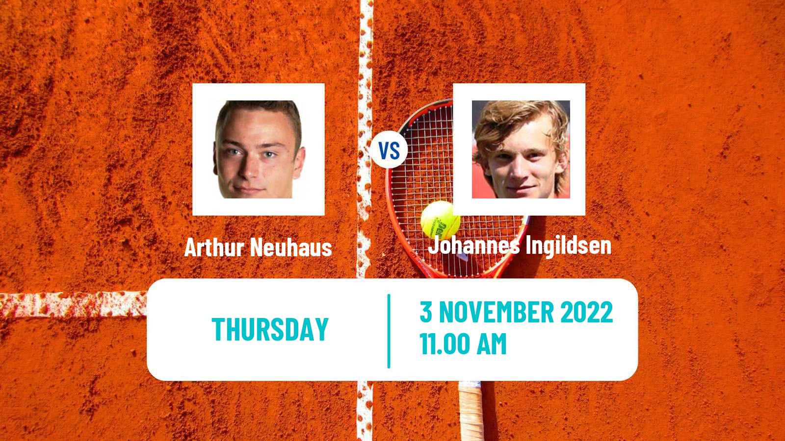 Tennis ITF Tournaments Arthur Neuhaus - Johannes Ingildsen