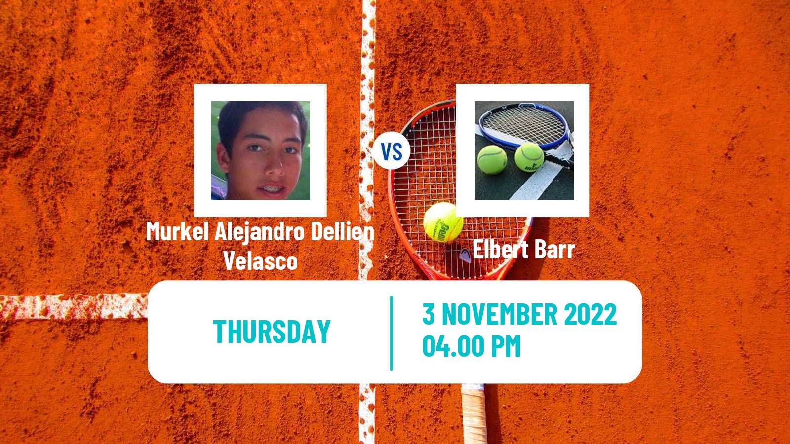 Tennis ITF Tournaments Murkel Alejandro Dellien Velasco - Elbert Barr