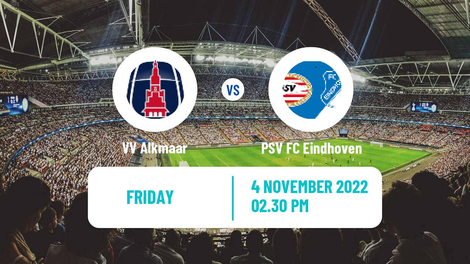 Soccer Dutch Eredivisie Women VV Alkmaar - PSV Eindhoven