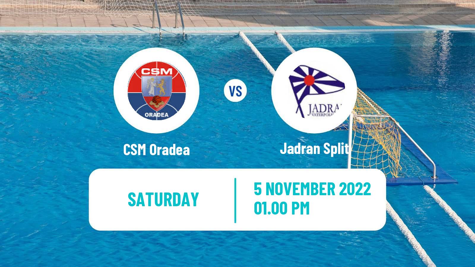 Water polo Champions League Water Polo CSM Oradea - Jadran Split