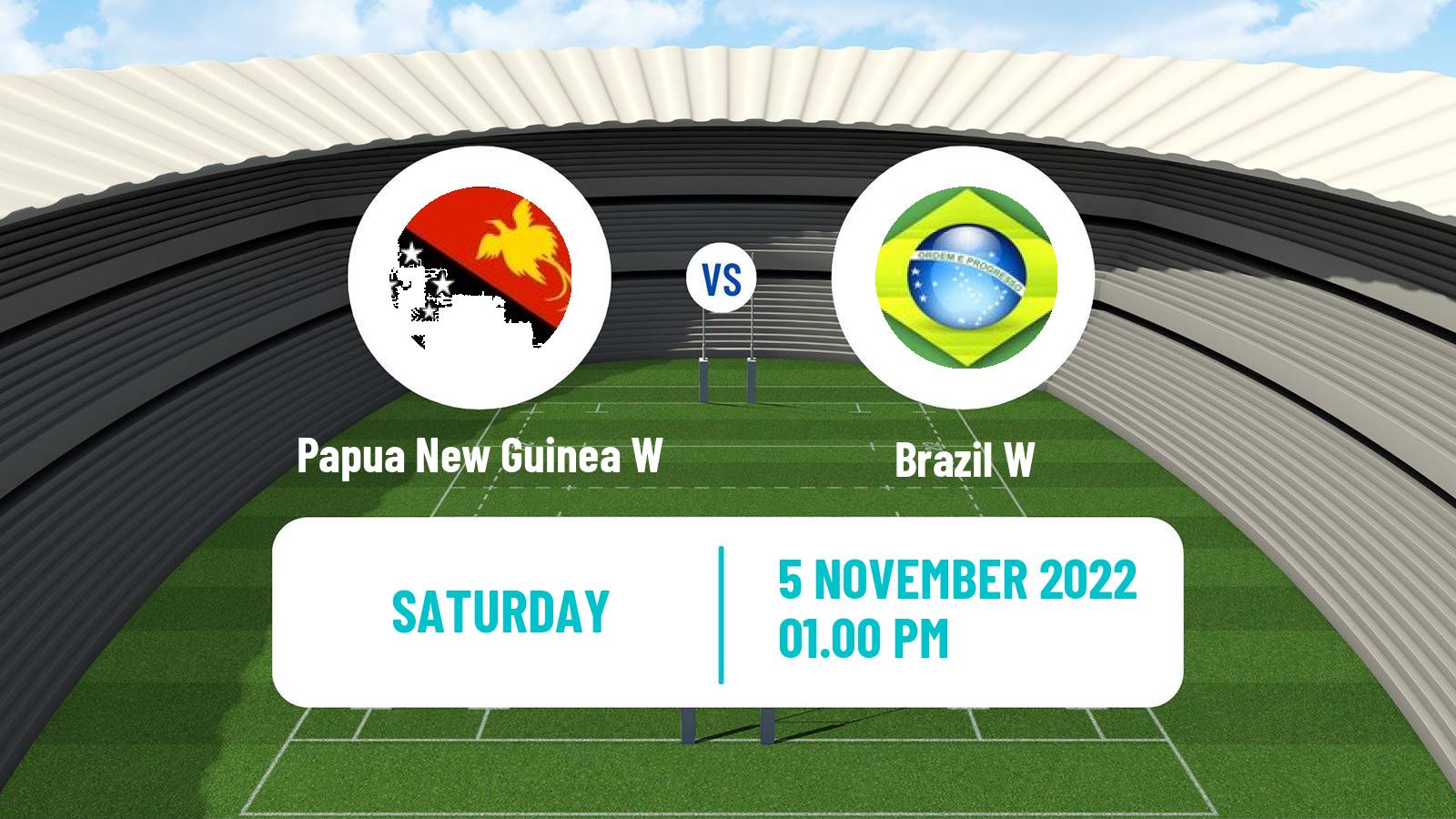 Rugby league World Cup Rugby League Women Papua New Guinea W - Brazil W