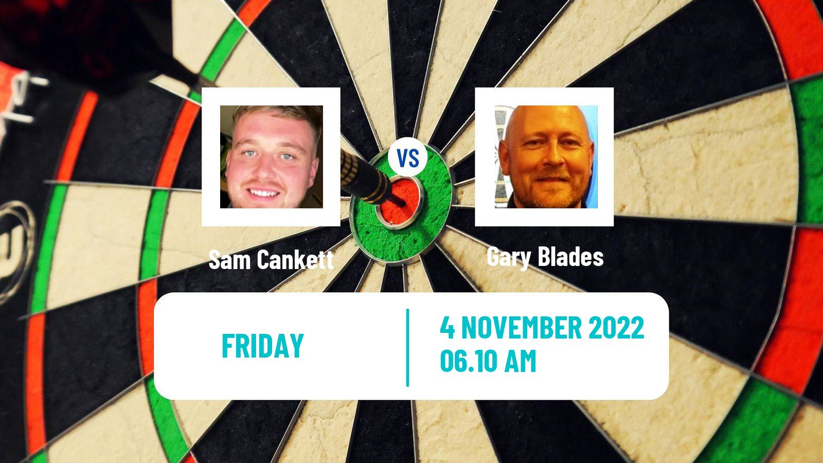 Darts Darts Sam Cankett - Gary Blades