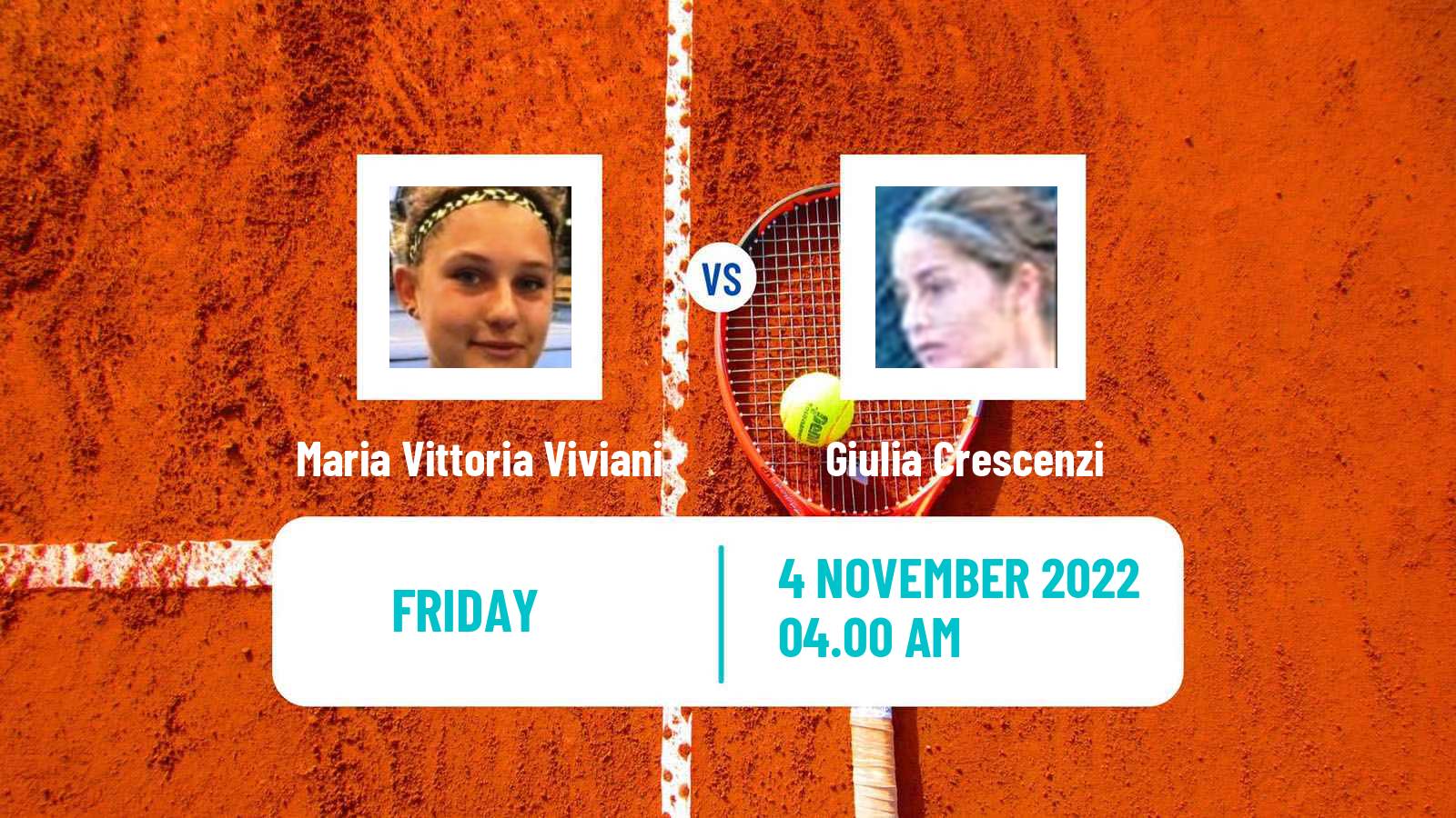 Tennis ITF Tournaments Maria Vittoria Viviani - Giulia Crescenzi