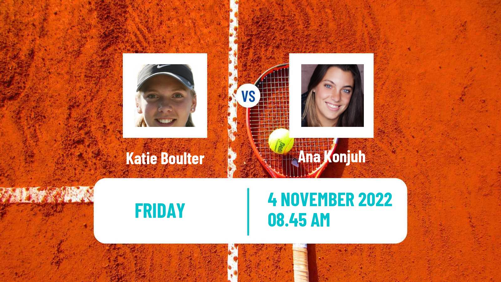 Tennis ITF Tournaments Katie Boulter - Ana Konjuh
