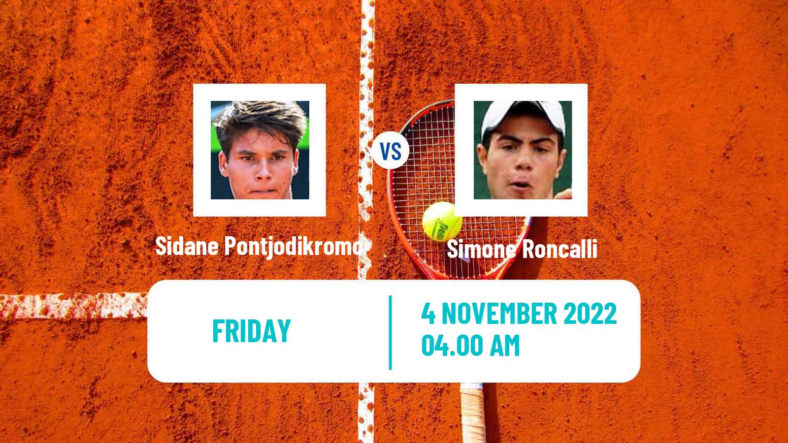 Tennis ITF Tournaments Sidane Pontjodikromo - Simone Roncalli