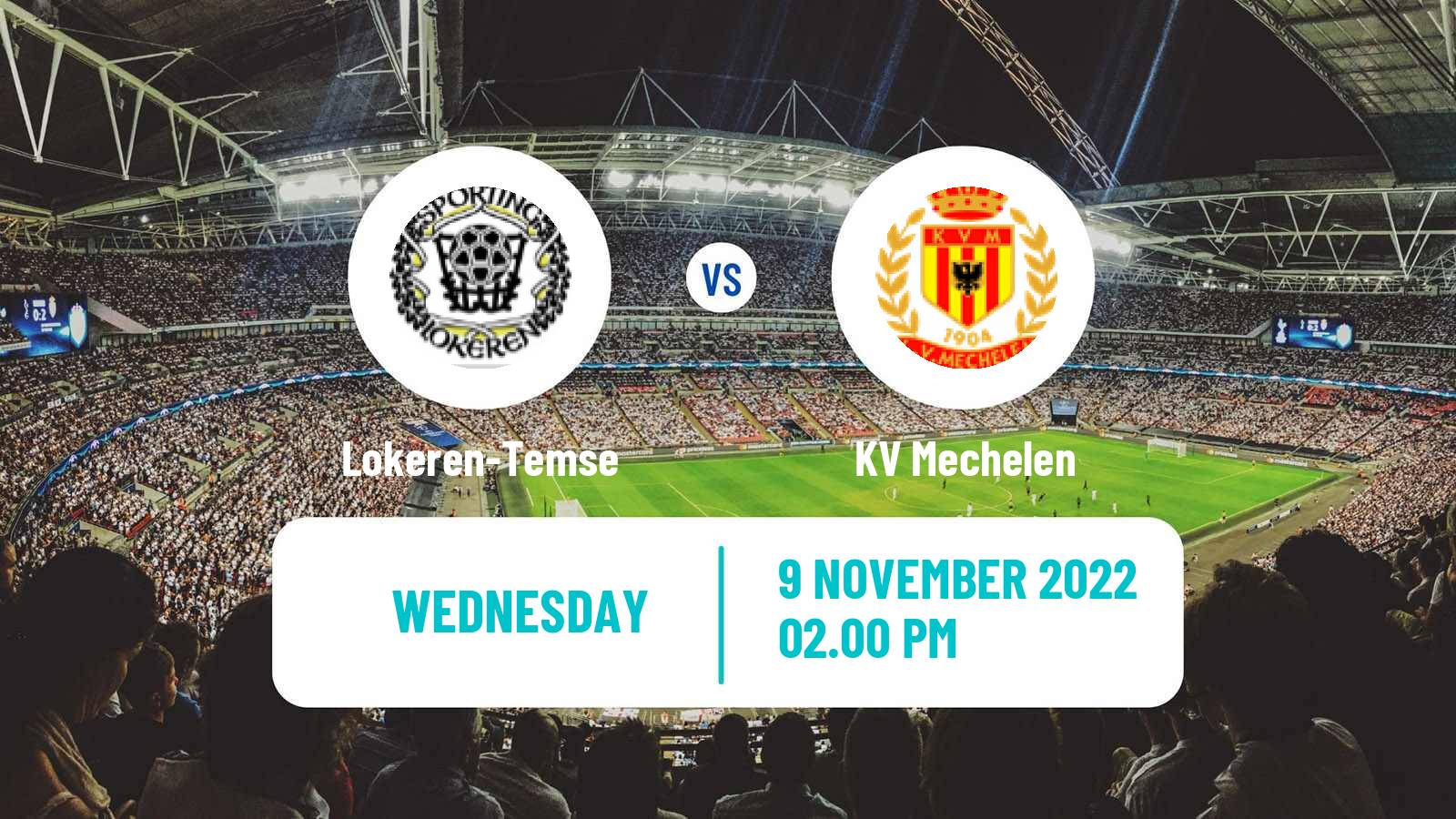 Soccer Belgian Cup Lokeren-Temse - KV Mechelen