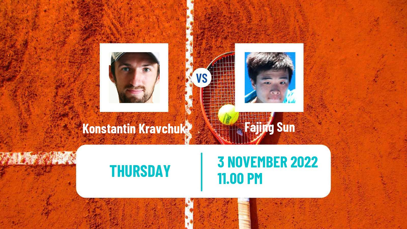 Tennis ITF Tournaments Konstantin Kravchuk - Fajing Sun