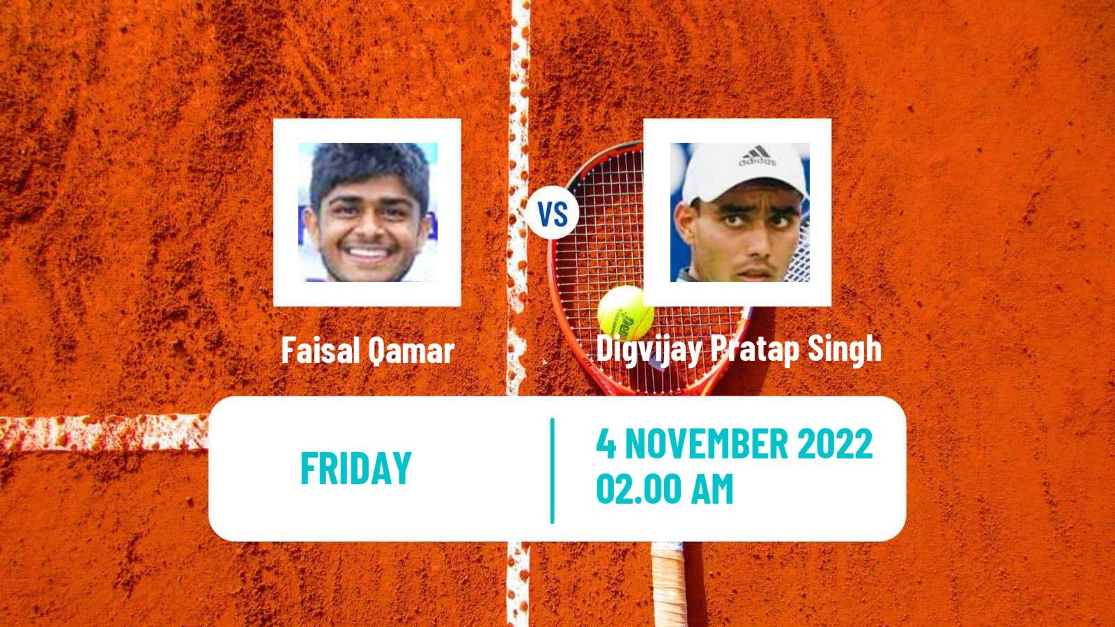 Tennis ITF Tournaments Faisal Qamar - Digvijay Pratap Singh