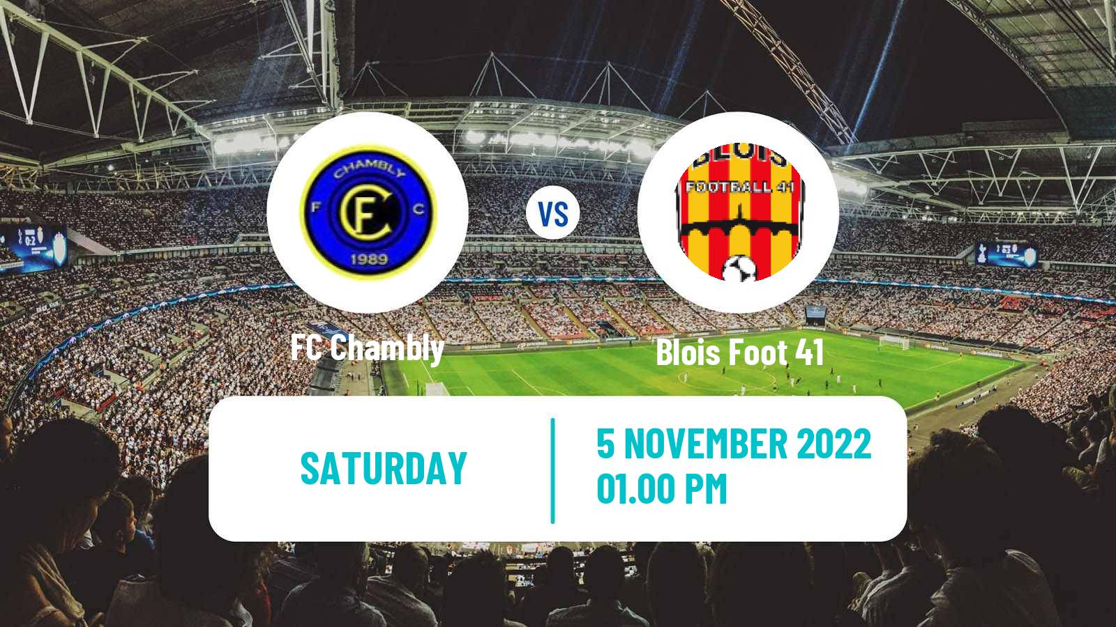 Soccer French National 2 - Group A Chambly - Blois Foot 41