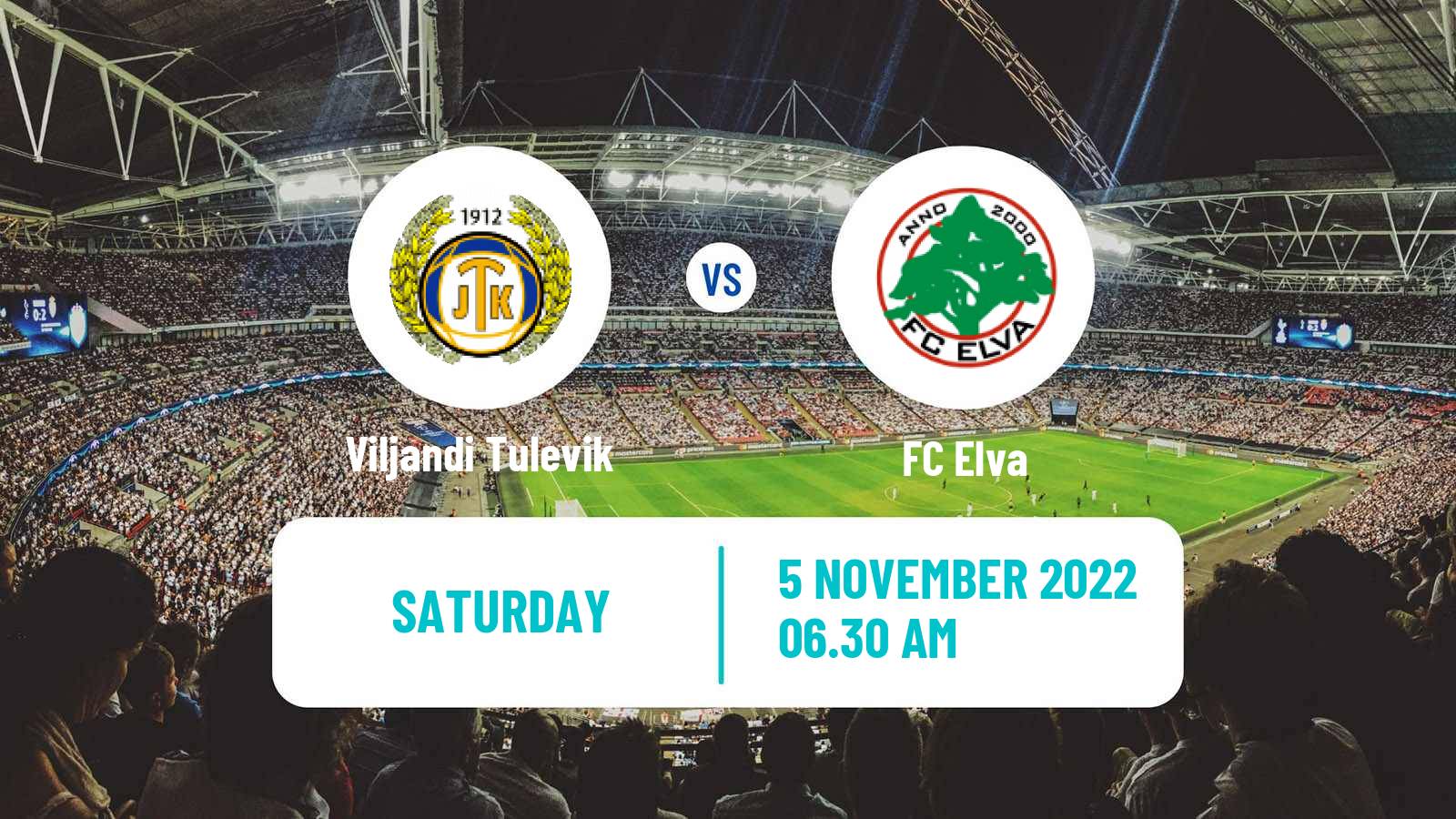 Soccer Estonian Esiliiga Viljandi Tulevik - Elva