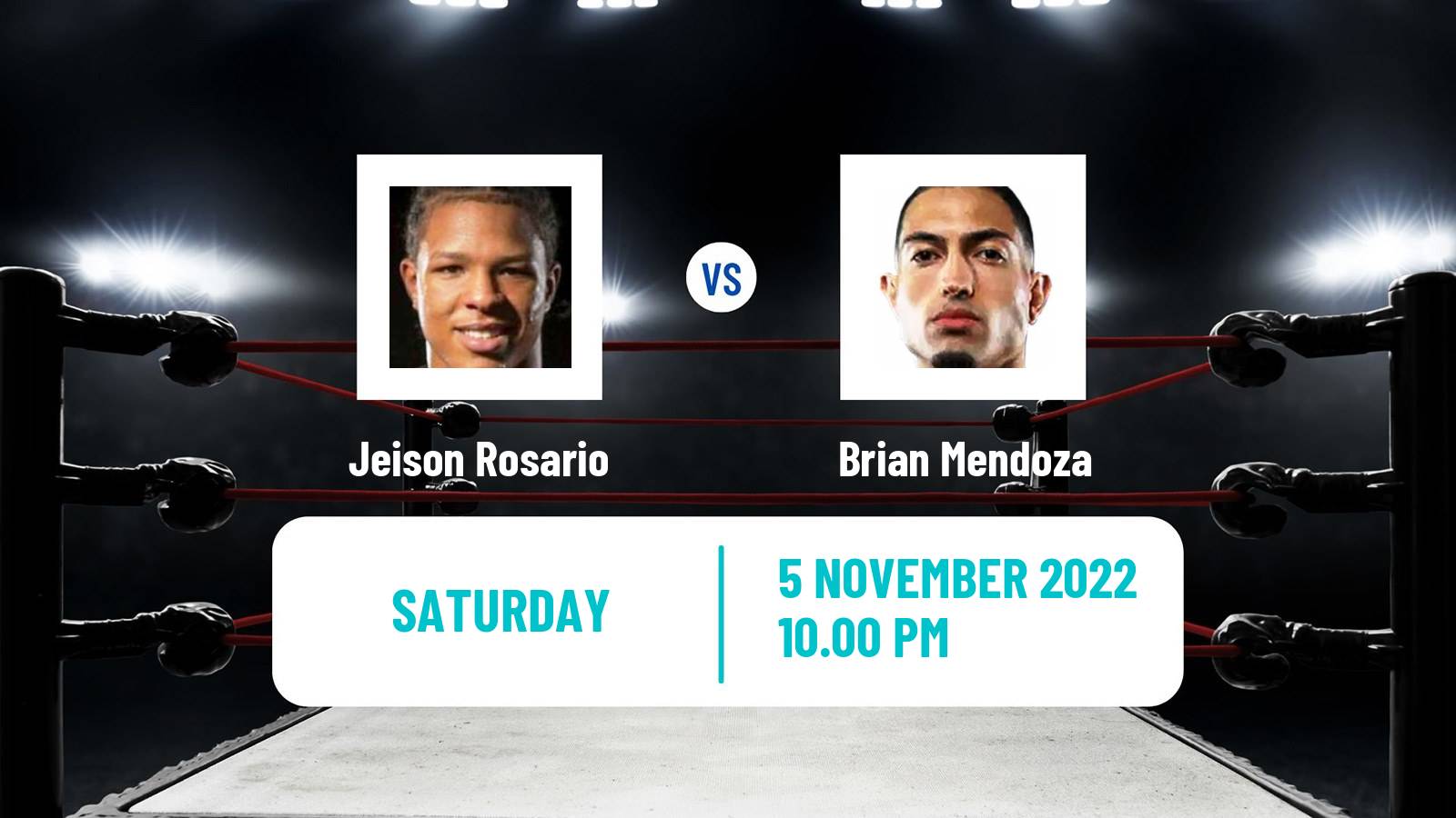 Boxing Boxing Jeison Rosario - Brian Mendoza