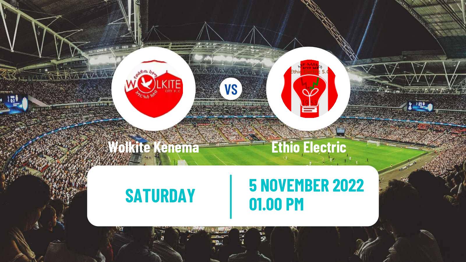 Soccer Ethiopian Premier League Wolkite Kenema - Ethio Electric