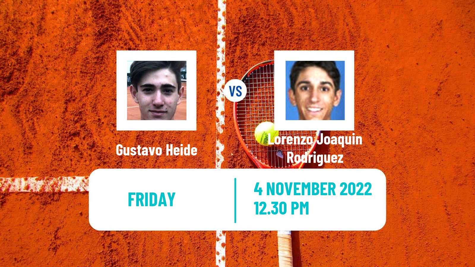 Tennis ITF Tournaments Gustavo Heide - Lorenzo Joaquin Rodriguez