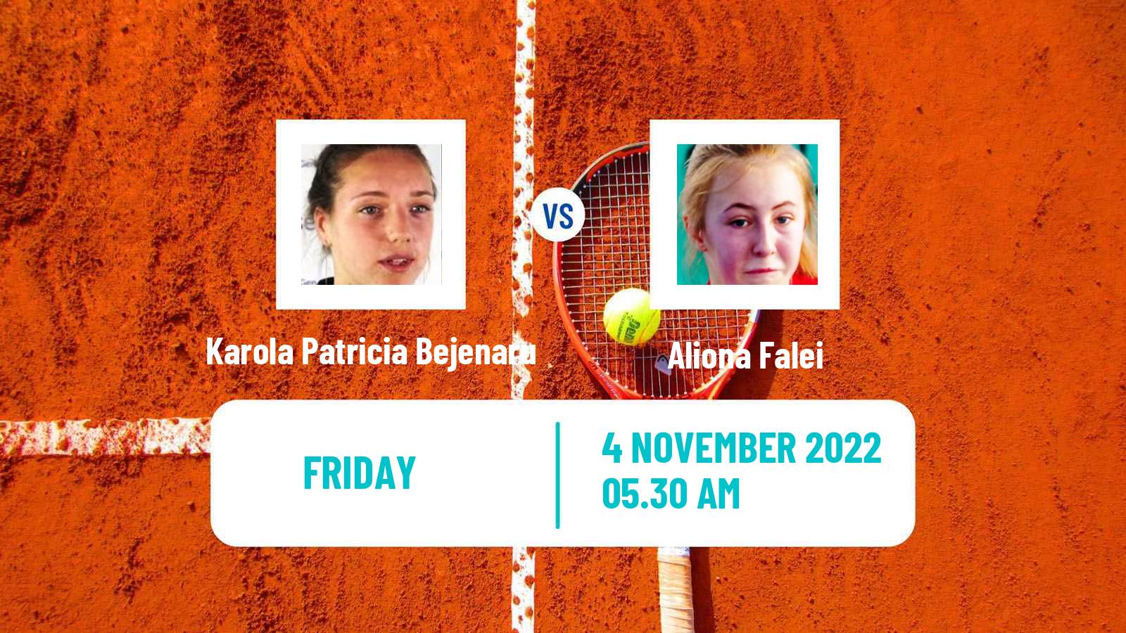 Tennis ITF Tournaments Karola Patricia Bejenaru - Aliona Falei