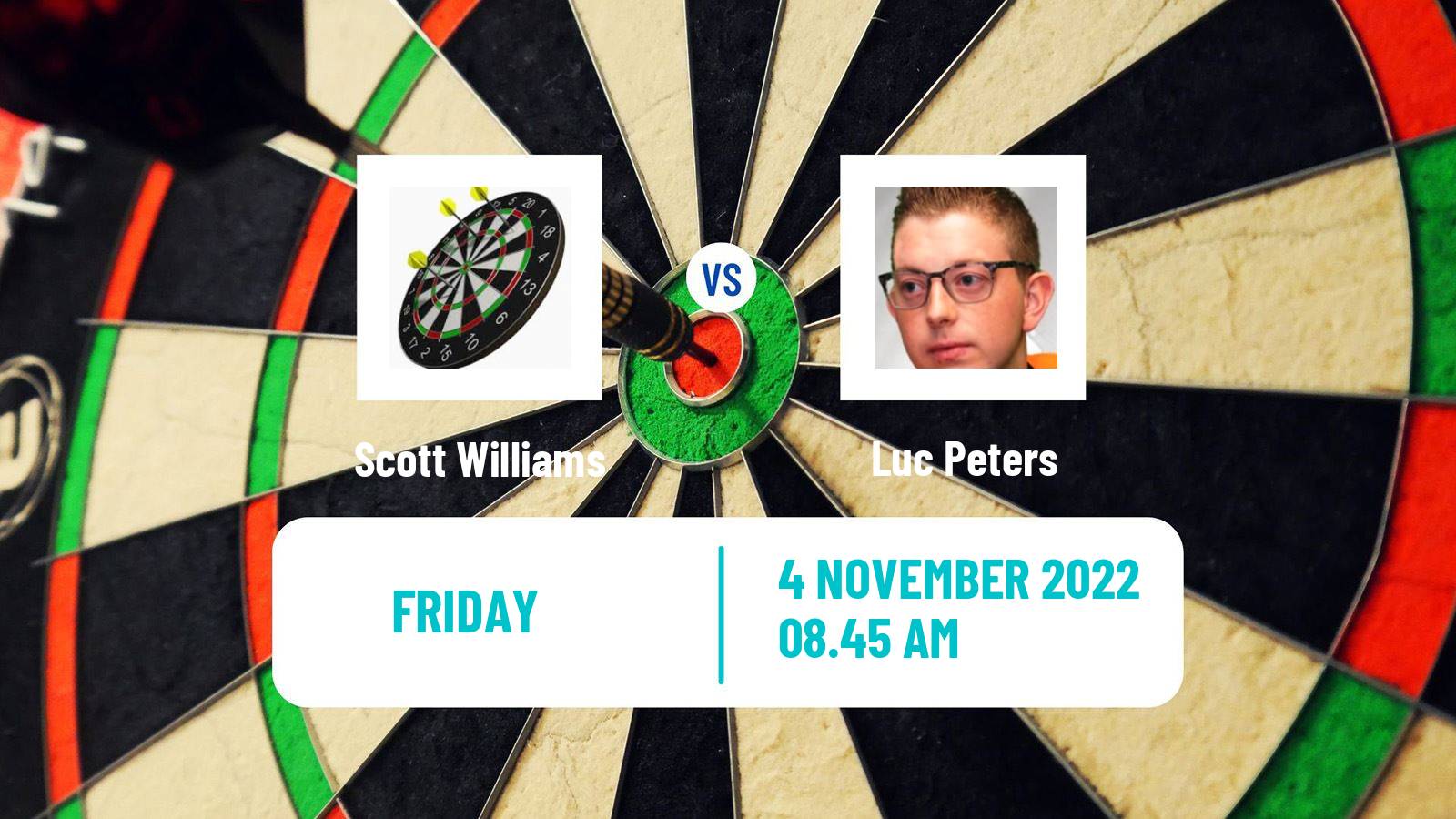 Darts Darts Scott Williams - Luc Peters