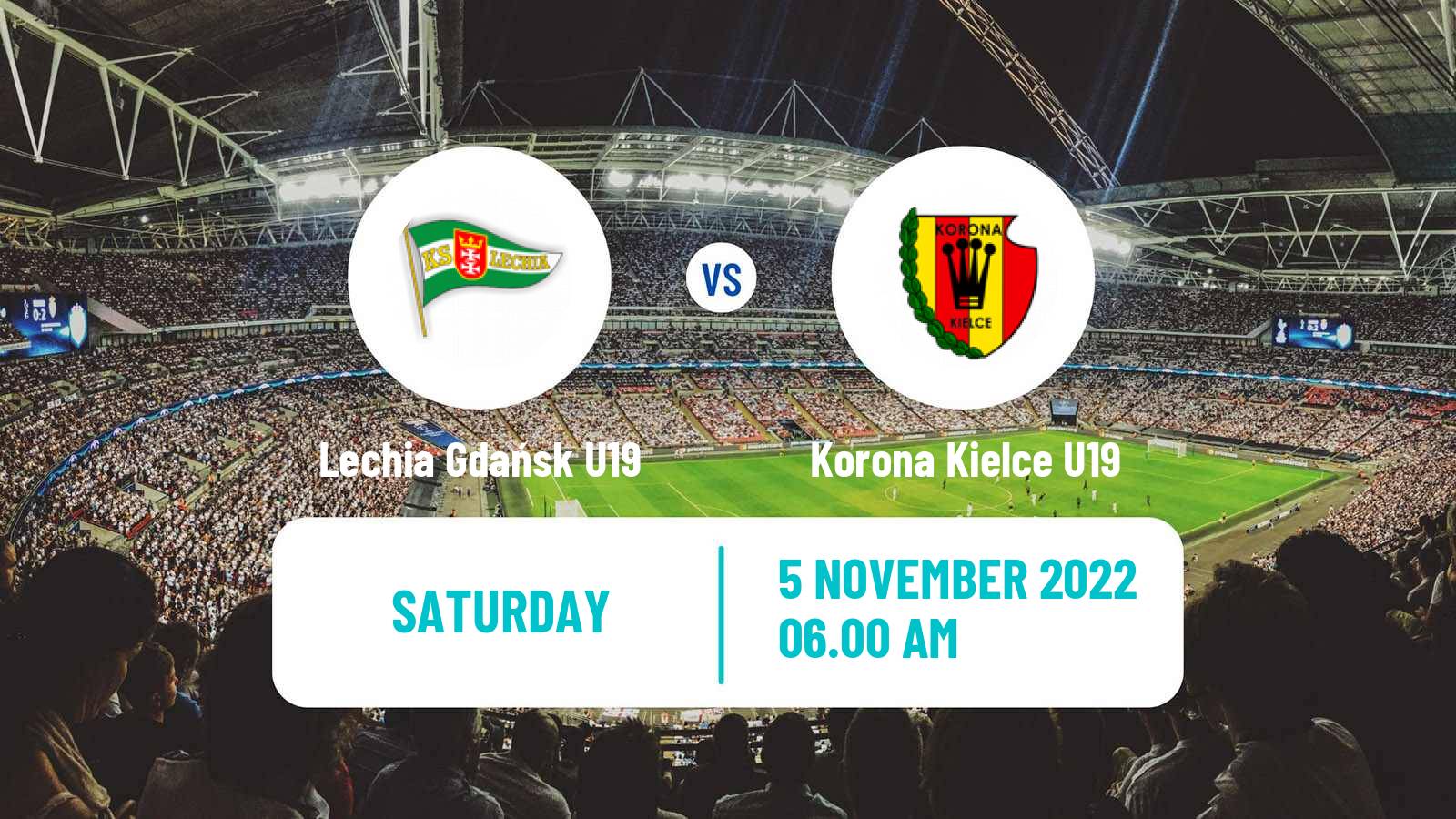 Soccer Polish Central Youth League Lechia Gdańsk U19 - Korona Kielce U19