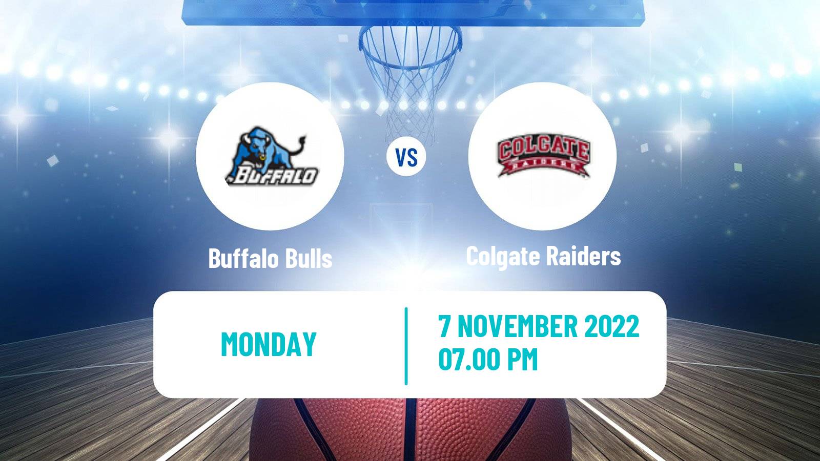 Basketball NCAA College Basketball Buffalo Bulls - Colgate Raiders