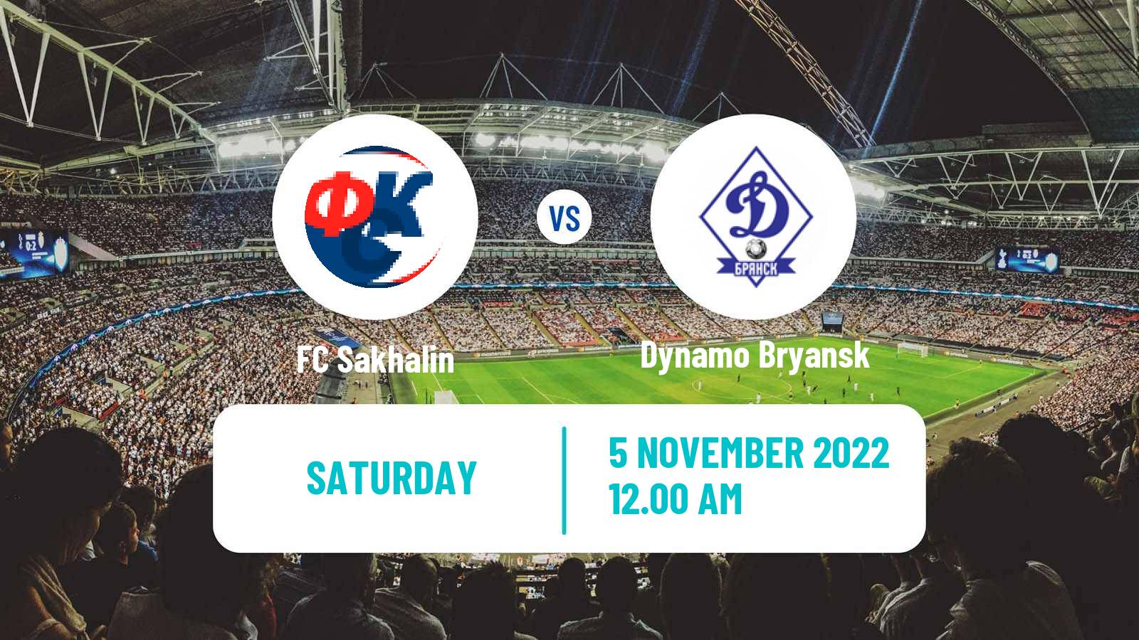 Soccer Russian FNL 2 Group 3 Sakhalin - Dynamo Bryansk