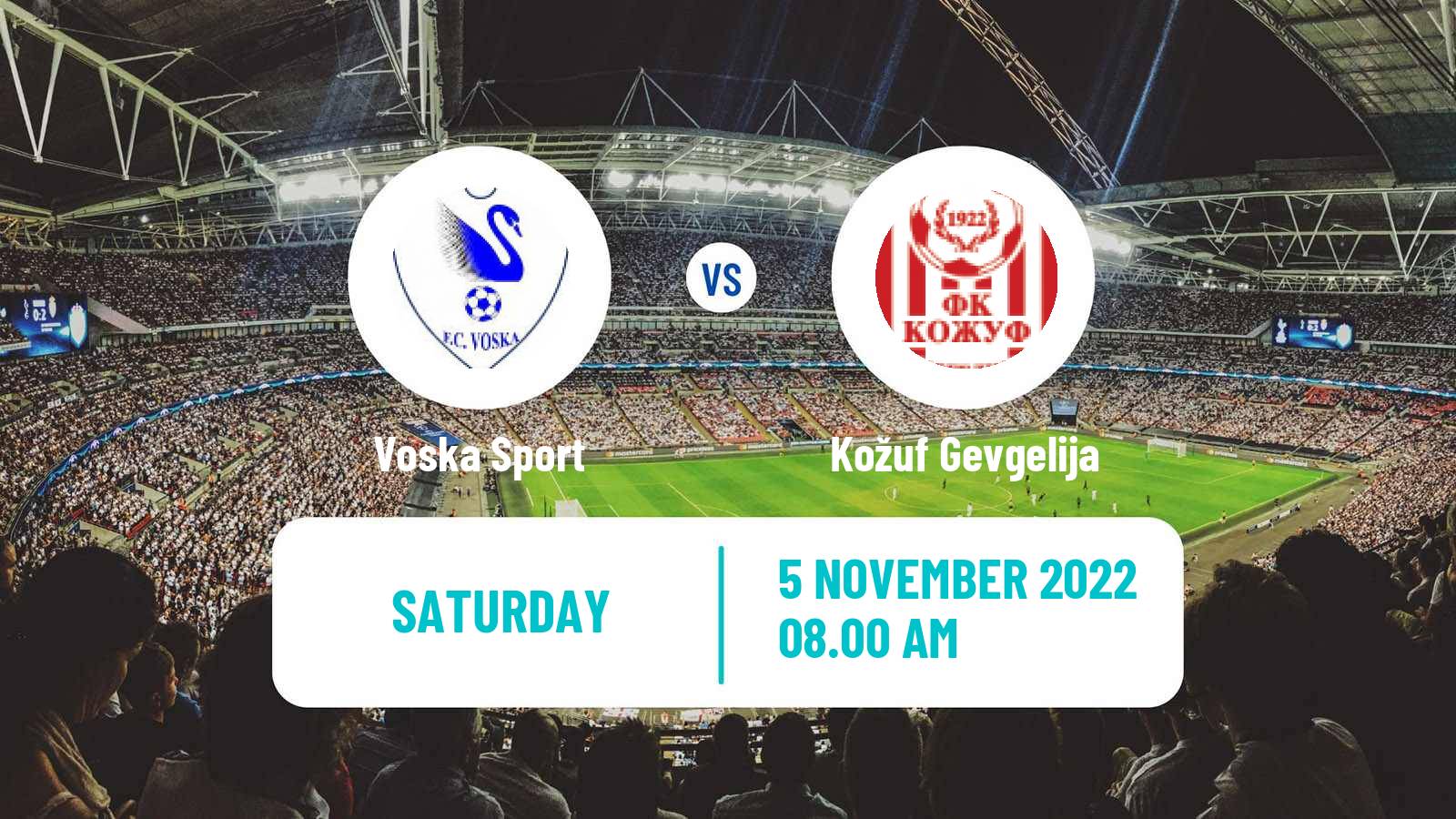 Soccer North Macedonian 2 MFL Voska Sport - Kožuf Gevgelija