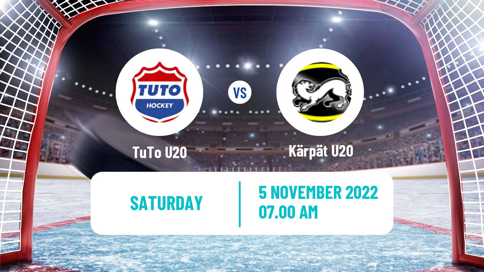 Hockey Finnish SM-sarja U20 TuTo U20 - Kärpät U20