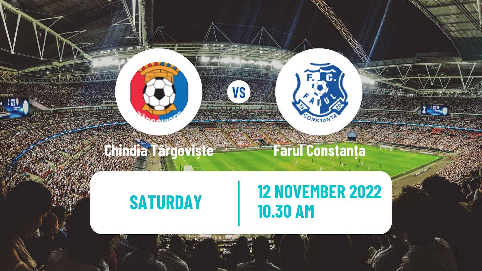 Soccer Romanian Liga 1 Chindia Târgoviște - Farul Constanța