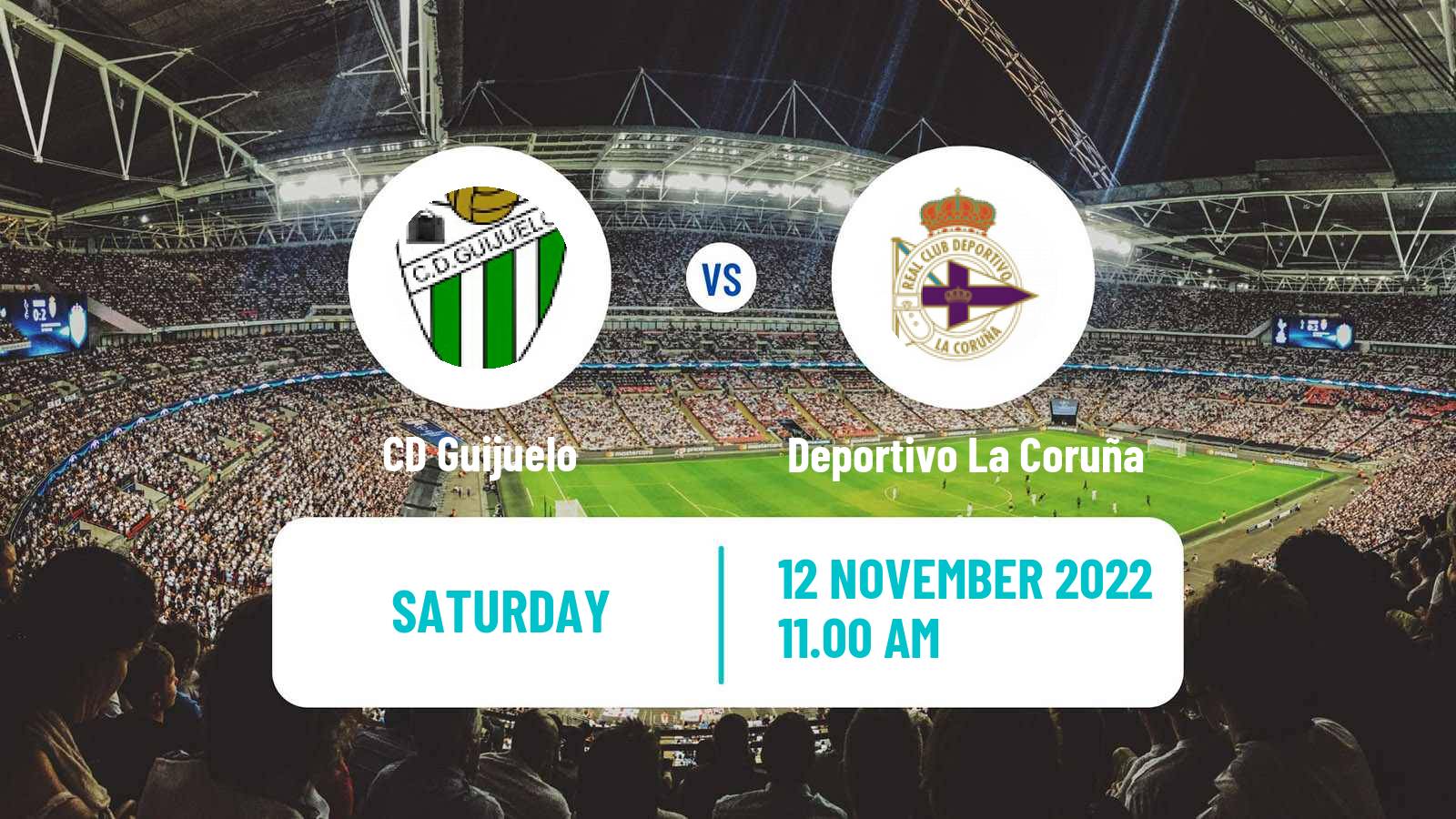 Soccer Spanish Copa del Rey Guijuelo - Deportivo La Coruña