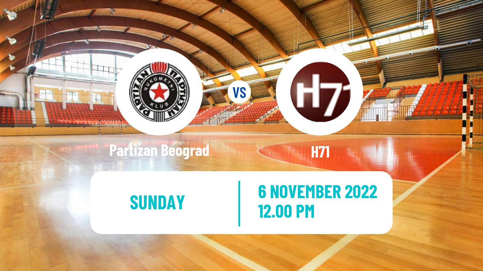 Handball EHF European Cup Partizan Beograd - H71