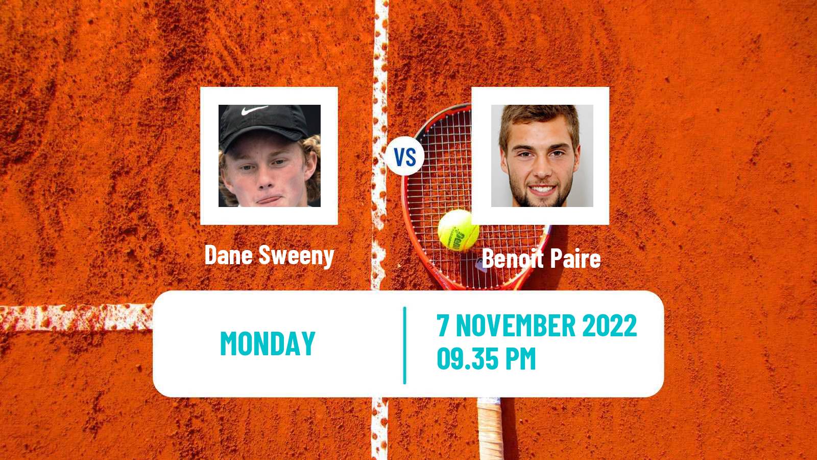Tennis ATP Challenger Dane Sweeny - Benoit Paire