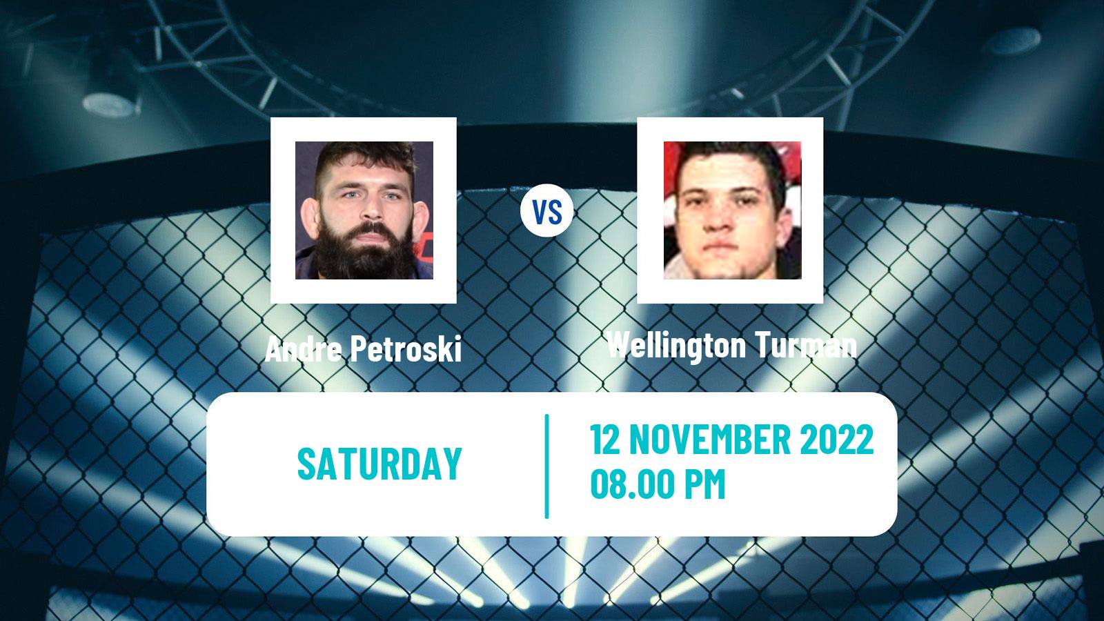 MMA MMA Andre Petroski - Wellington Turman