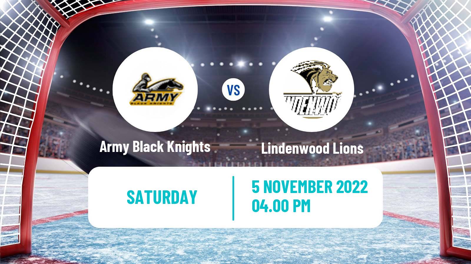 Hockey NCAA Hockey Army Black Knights - Lindenwood Lions