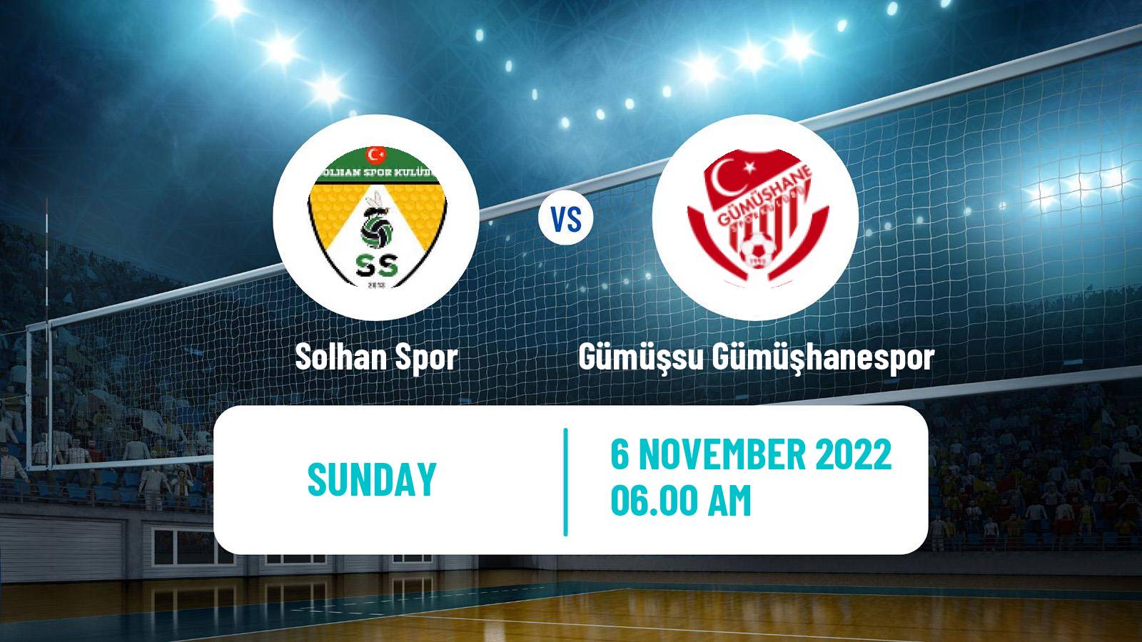 Volleyball Turkish 1 Ligi Volleyball Solhan Spor - Gümüşsu Gümüşhanespor