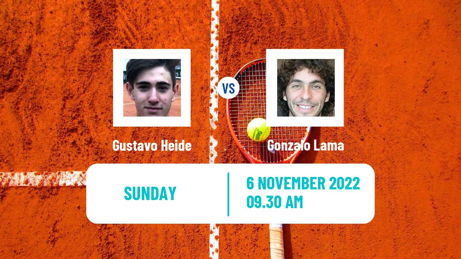 Tennis ITF Tournaments Gustavo Heide - Gonzalo Lama