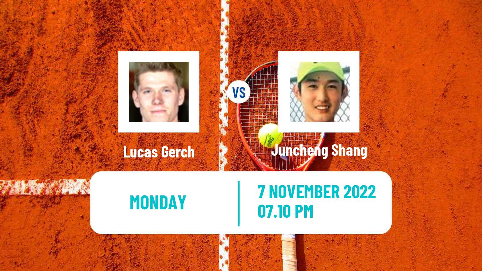 Tennis ATP Challenger Lucas Gerch - Juncheng Shang