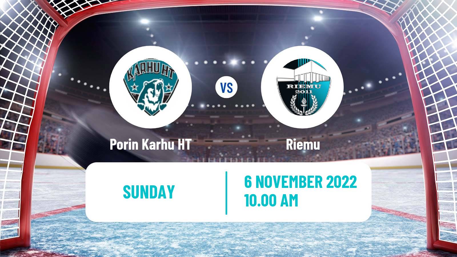 Hockey Finnish Suomi-sarja Porin Karhu HT - Riemu