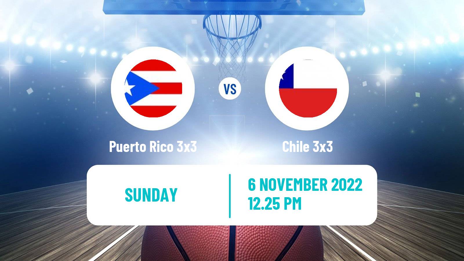 Basketball Americup 3x3 Puerto Rico 3x3 - Chile 3x3
