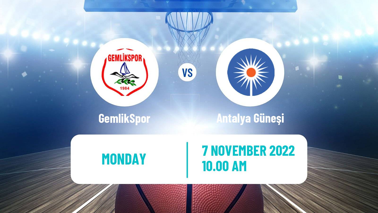 Basketball Turkish TBL GemlikSpor - Antalya Güneşi