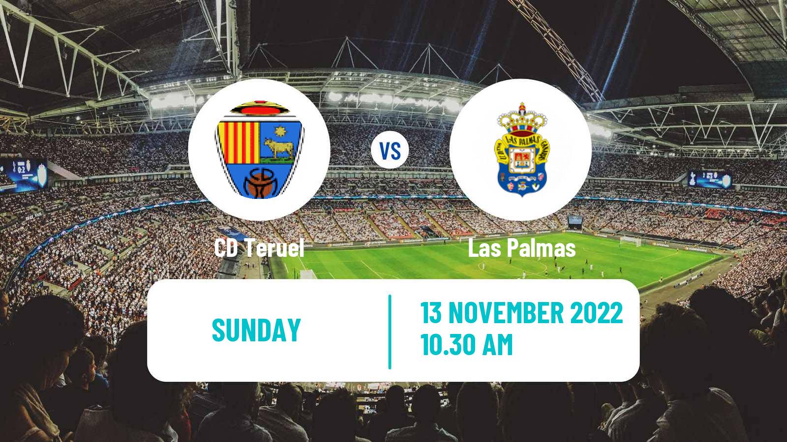 Soccer Spanish Copa del Rey Teruel - Las Palmas