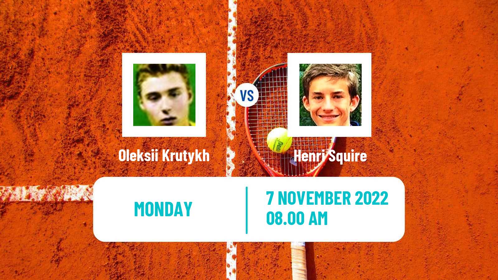 Tennis ATP Challenger Oleksii Krutykh - Henri Squire