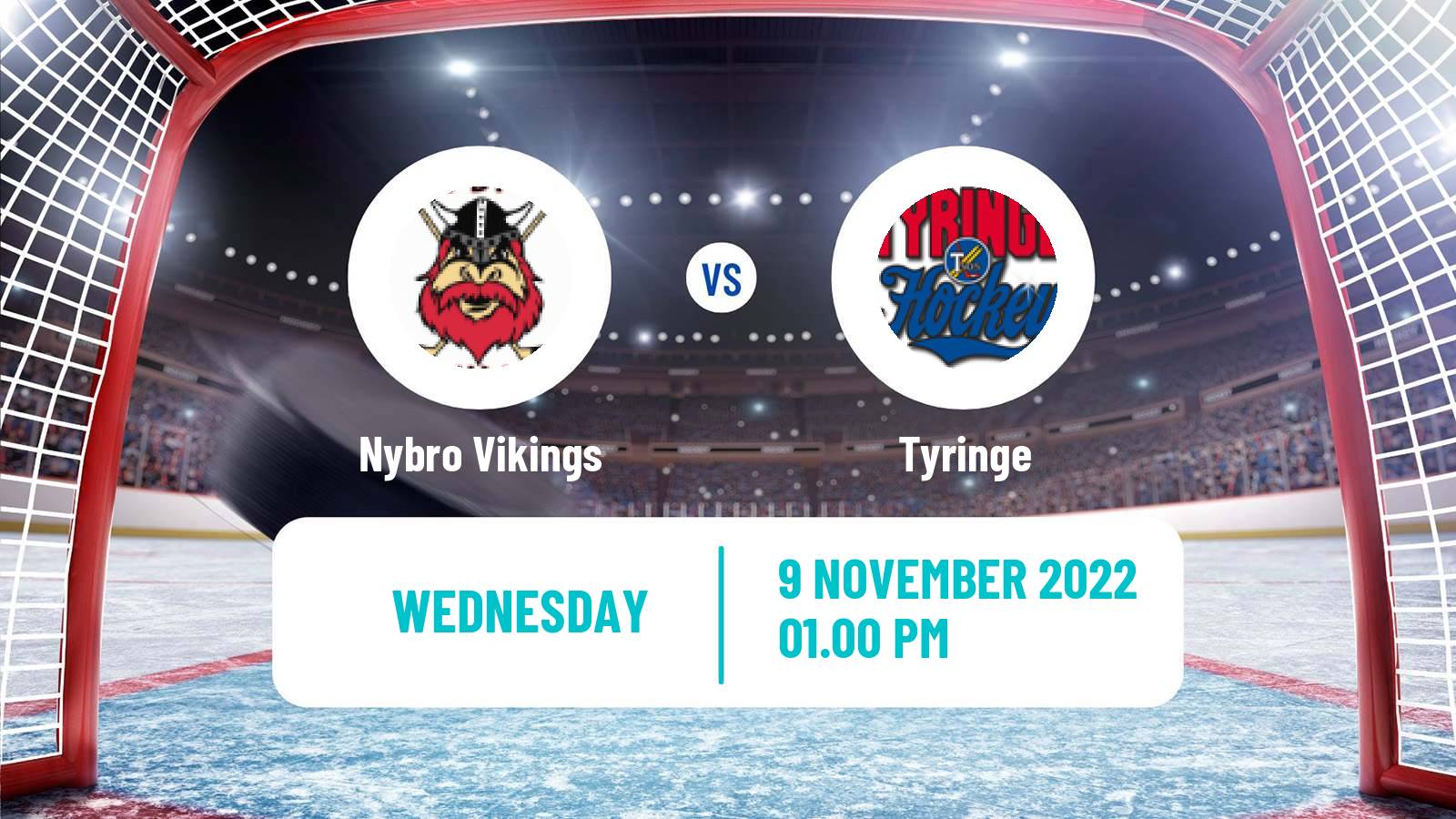 Hockey Swedish HockeyEttan Sodra Nybro Vikings - Tyringe