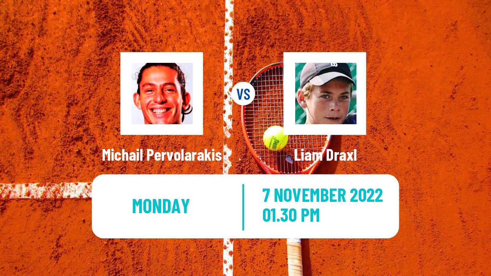 Tennis ATP Challenger Michail Pervolarakis - Liam Draxl