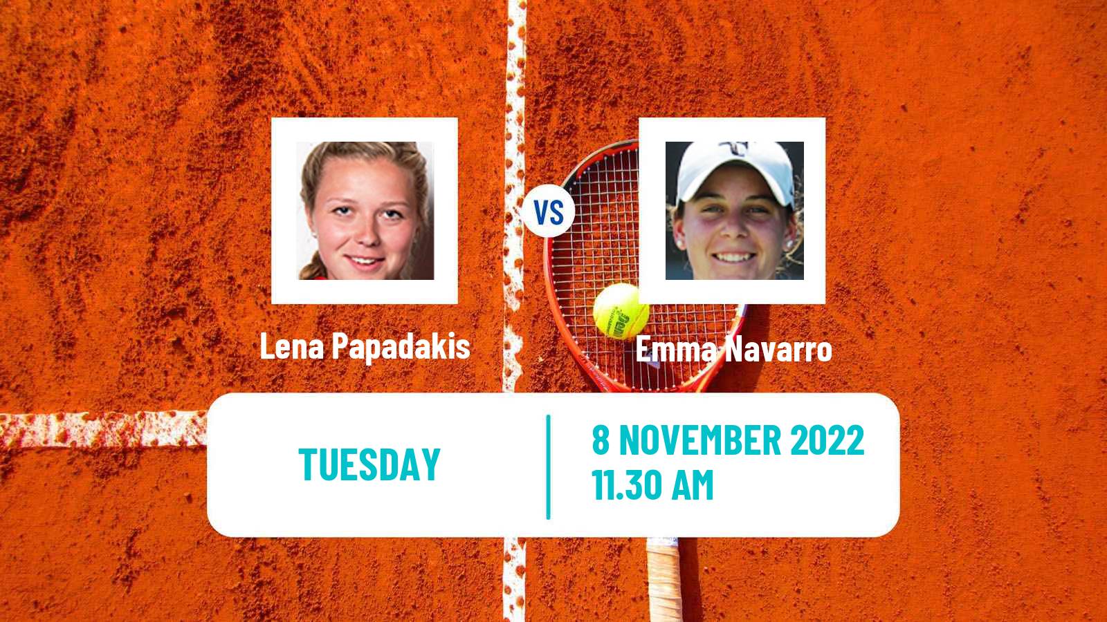 Tennis ATP Challenger Lena Papadakis - Emma Navarro