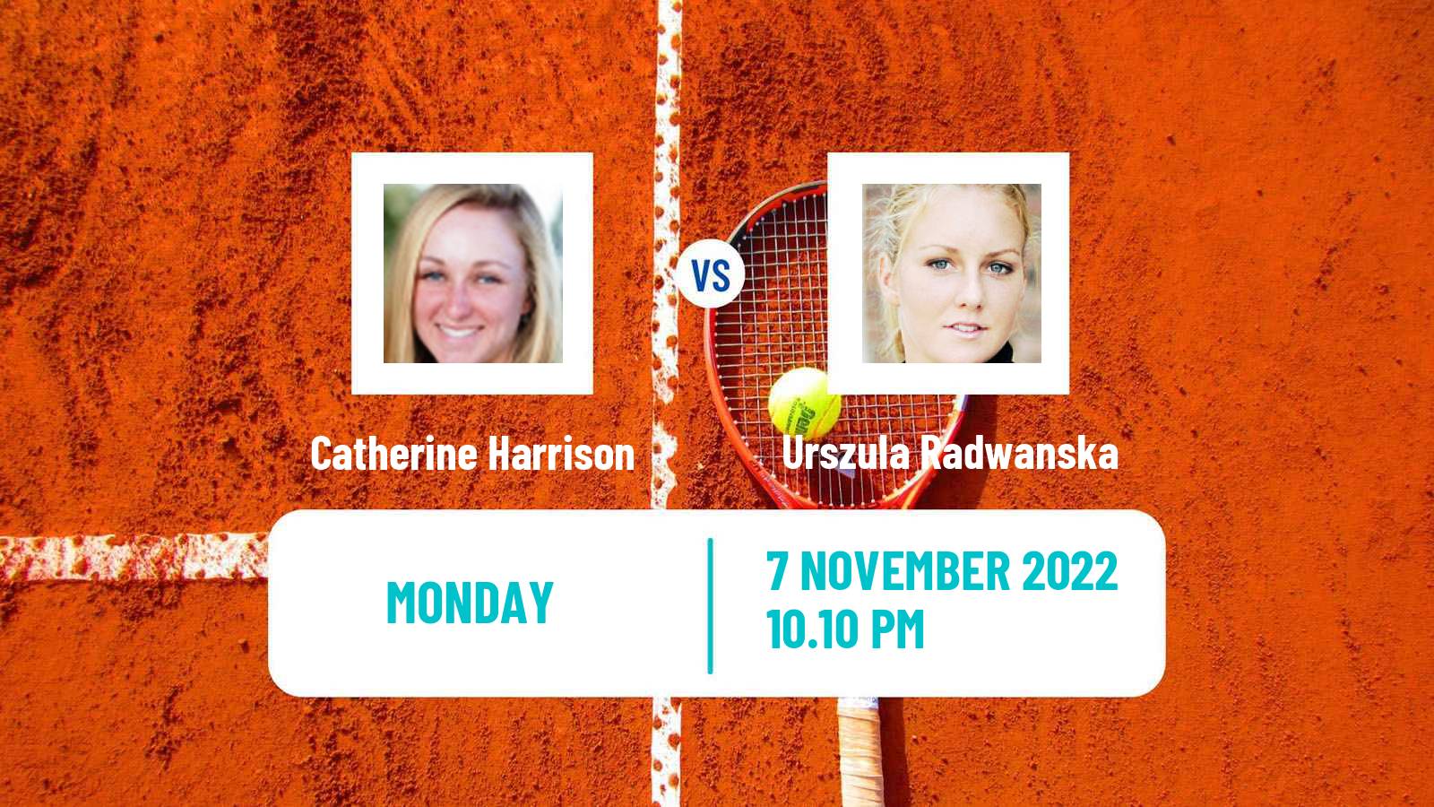 Tennis ITF Tournaments Catherine Harrison - Urszula Radwanska